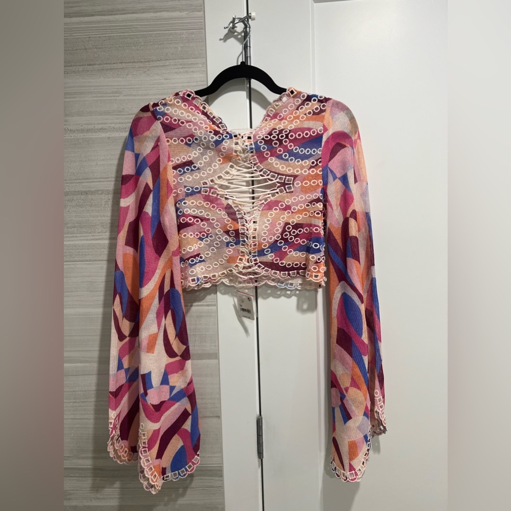 Free people bell sleeve top